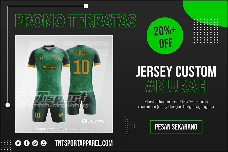 Jersey Futsal hijau, Kontur dan pattern