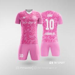 Jersey Futsal Motif Diamond Elegan Pink