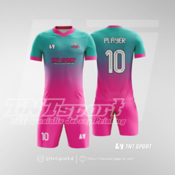 Jersey Futsal Motif Tosca Gradasi Pink